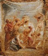 Peter Paul Rubens The Israelites Gathering Manna oil painting on canvas